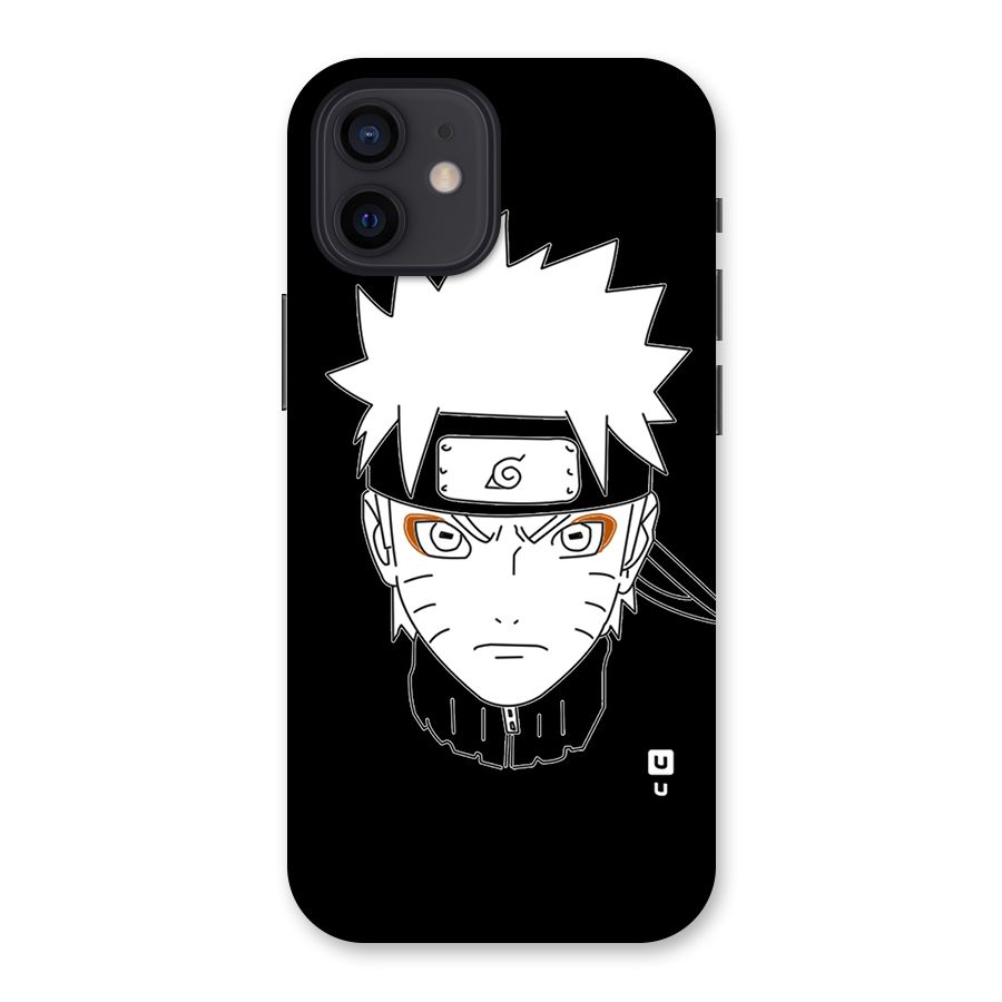 Naruto Black and White Art Back Case for iPhone 12