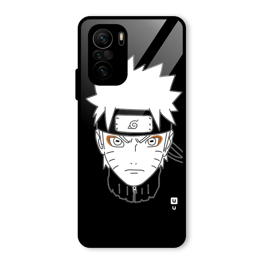 Naruto Black and White Art Glass Back Case for Mi 11X Pro