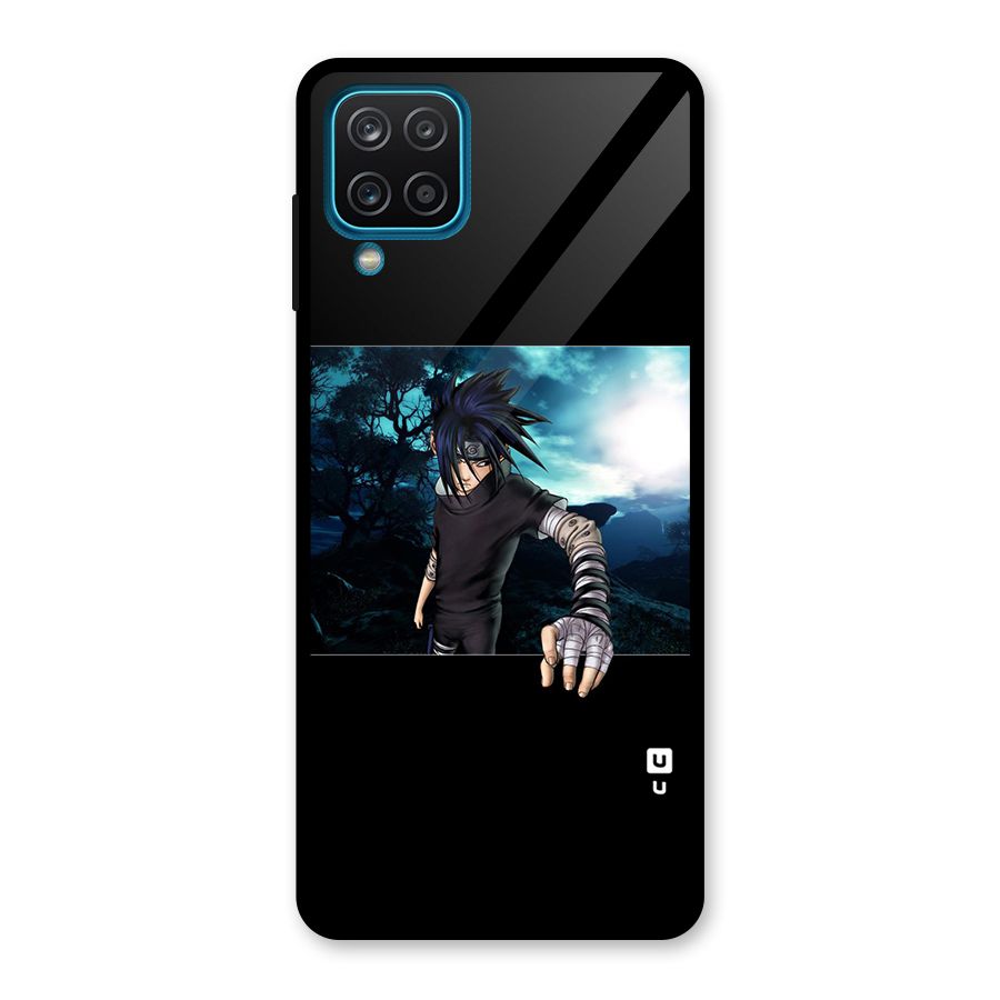 Naruto Cool Anime Night Glass Back Case for Galaxy A12