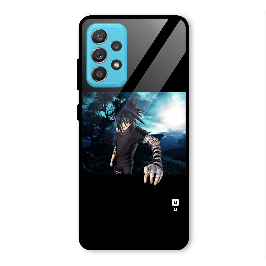 Naruto Cool Anime Night Glass Back Case for Galaxy A52