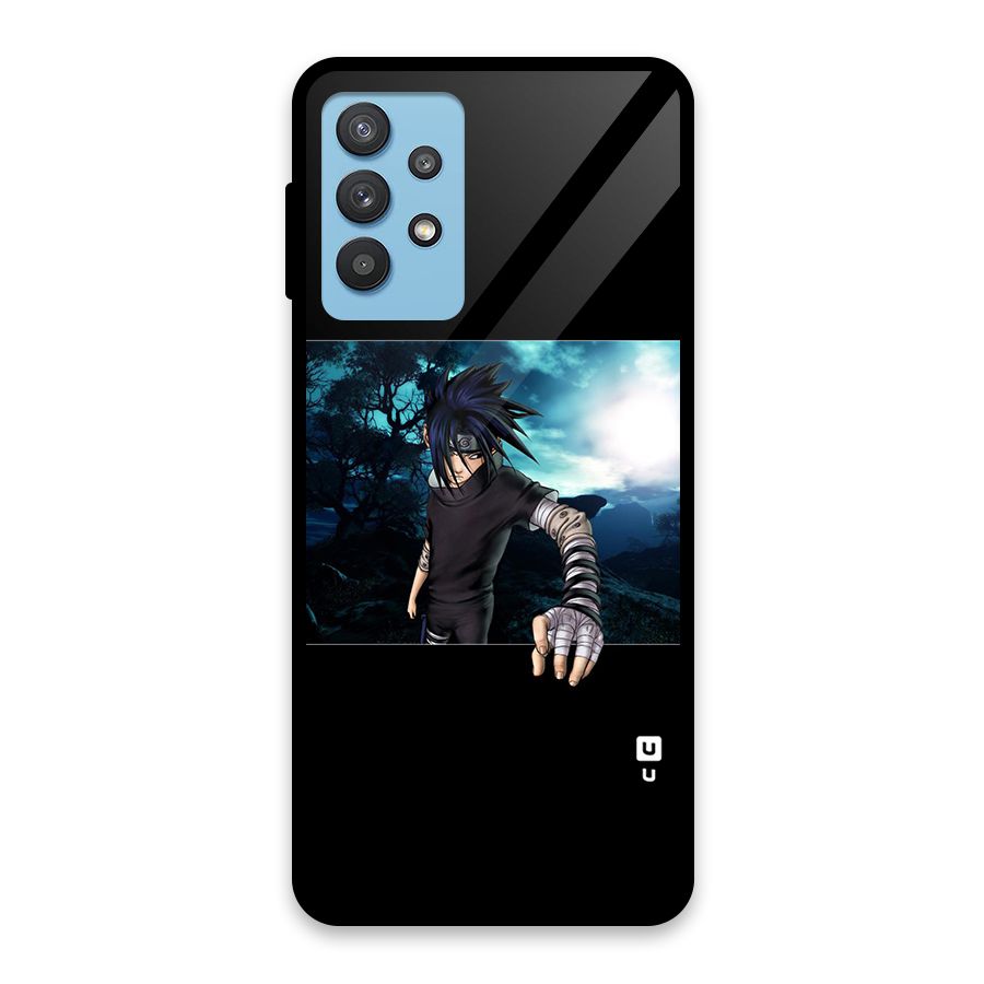Naruto Cool Anime Night Glass Back Case for Galaxy M32 5G