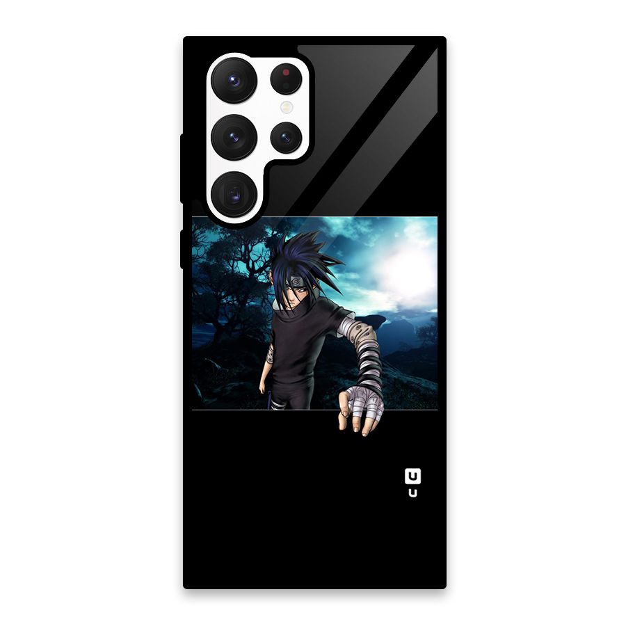 Naruto Cool Anime Night Glass Back Case for Galaxy S22 Ultra 5G