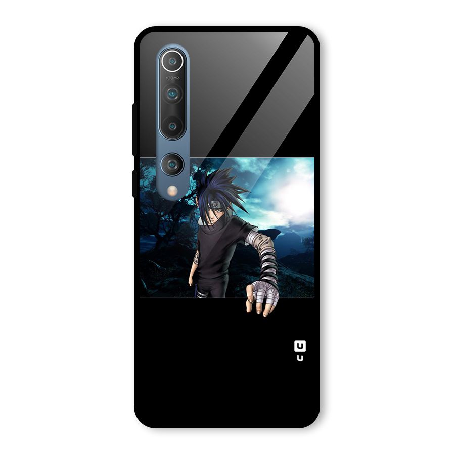 Naruto Cool Anime Night Glass Back Case for Mi 10