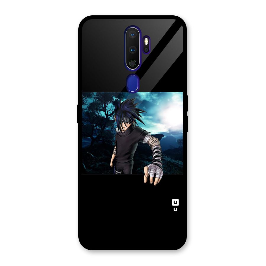 Naruto Cool Anime Night Glass Back Case for Oppo A9 (2020)