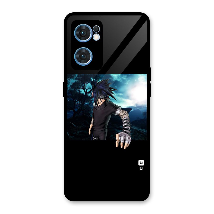 Naruto Cool Anime Night Glass Back Case for Oppo Reno7 5G
