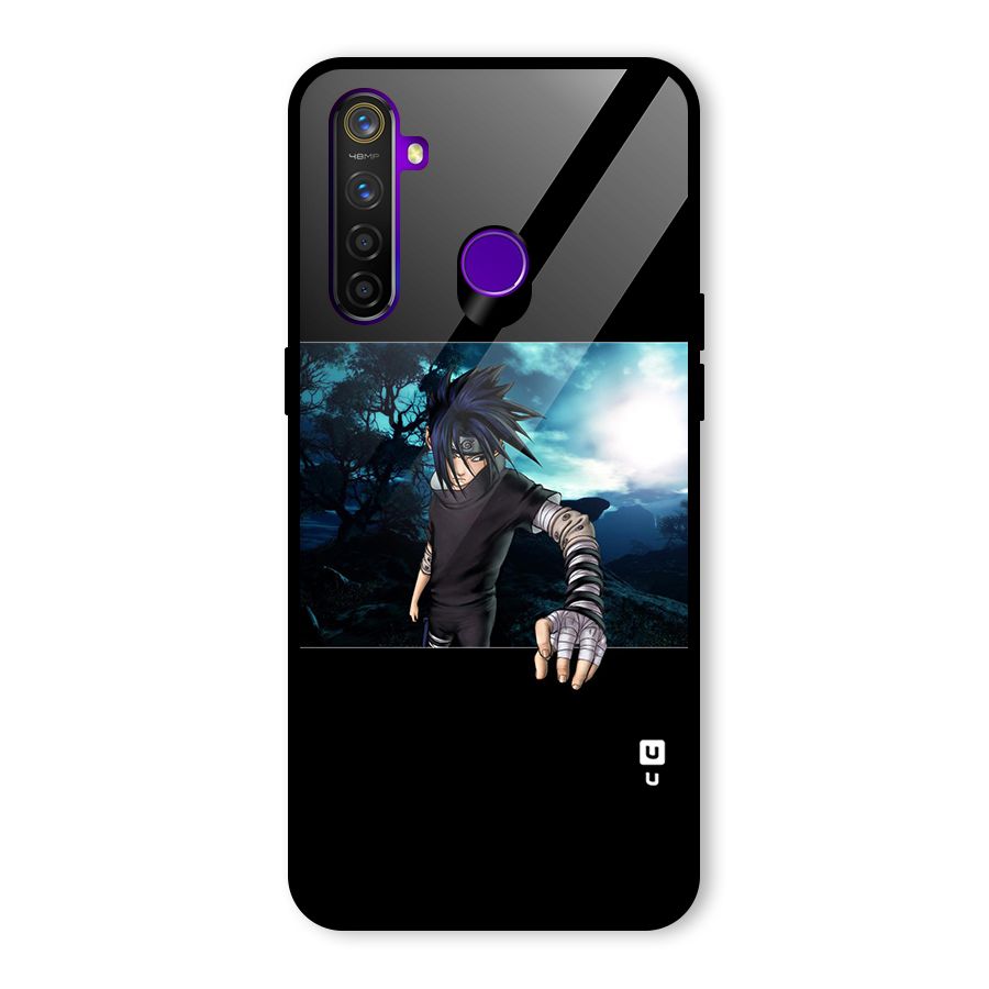 Naruto Cool Anime Night Glass Back Case for Realme 5 Pro