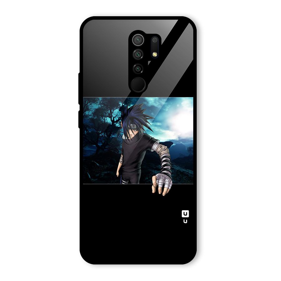 Naruto Cool Anime Night Glass Back Case for Redmi 9 Prime