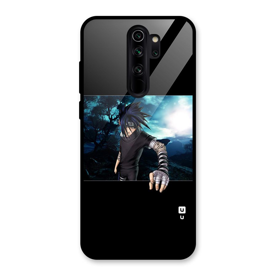 Naruto Cool Anime Night Glass Back Case for Redmi Note 8 Pro