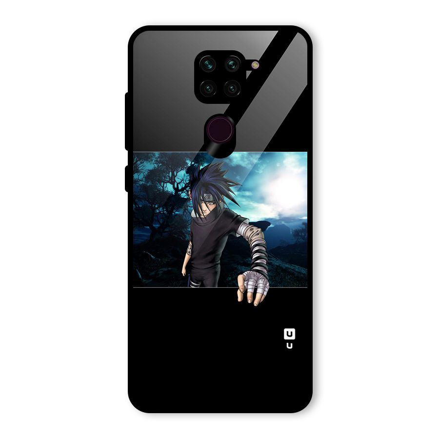 Naruto Cool Anime Night Glass Back Case for Redmi Note 9