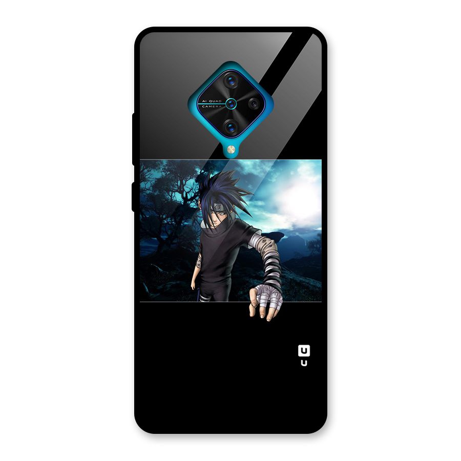 Naruto Cool Anime Night Glass Back Case for Vivo S1 Pro
