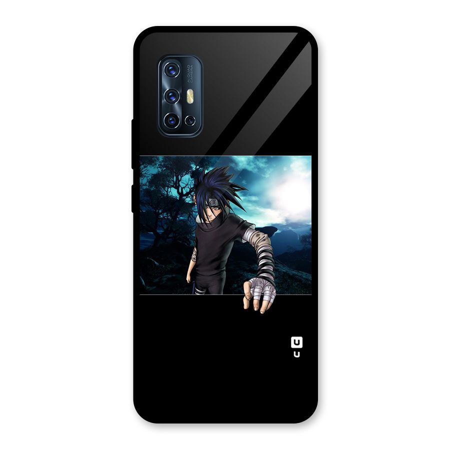 Naruto Cool Anime Night Glass Back Case for Vivo V17