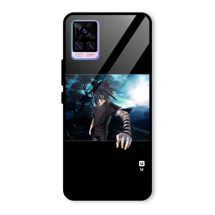 Naruto Cool Anime Night Glass Back Case for Vivo V20 Pro