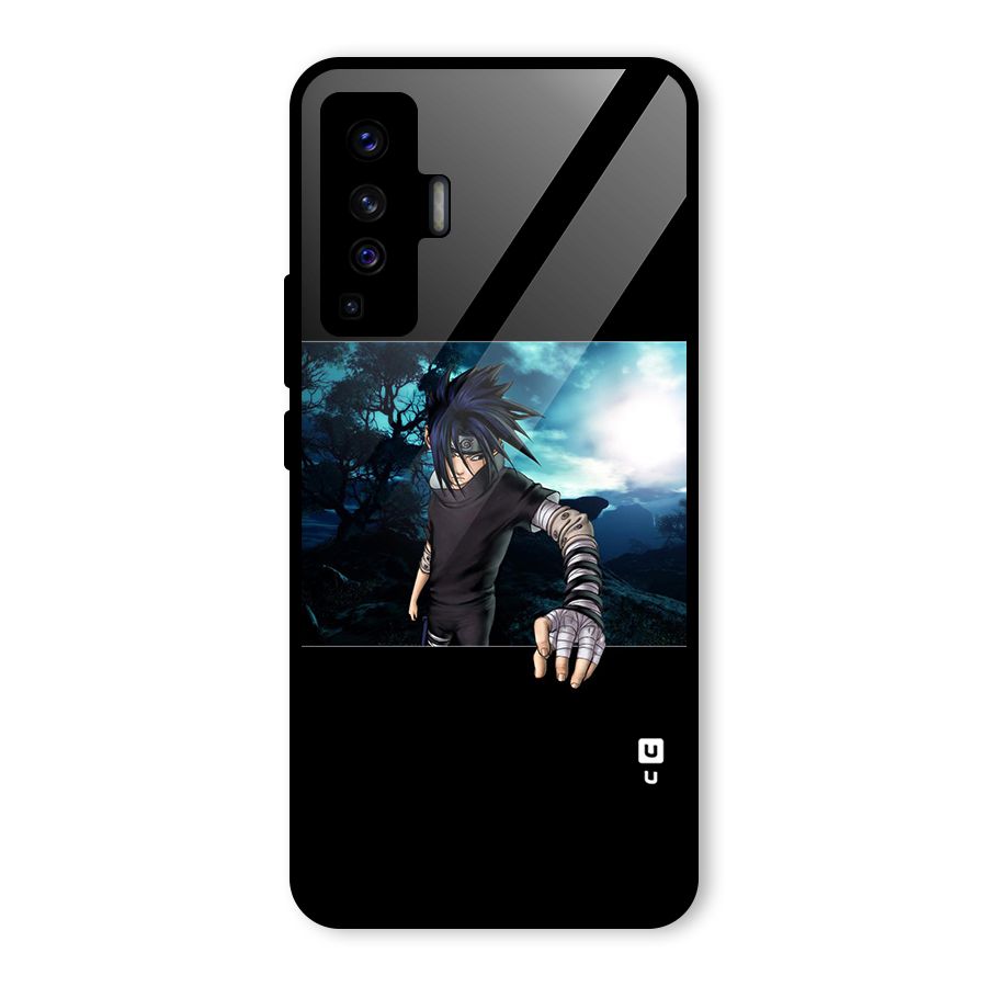 Naruto Cool Anime Night Glass Back Case for Vivo X50
