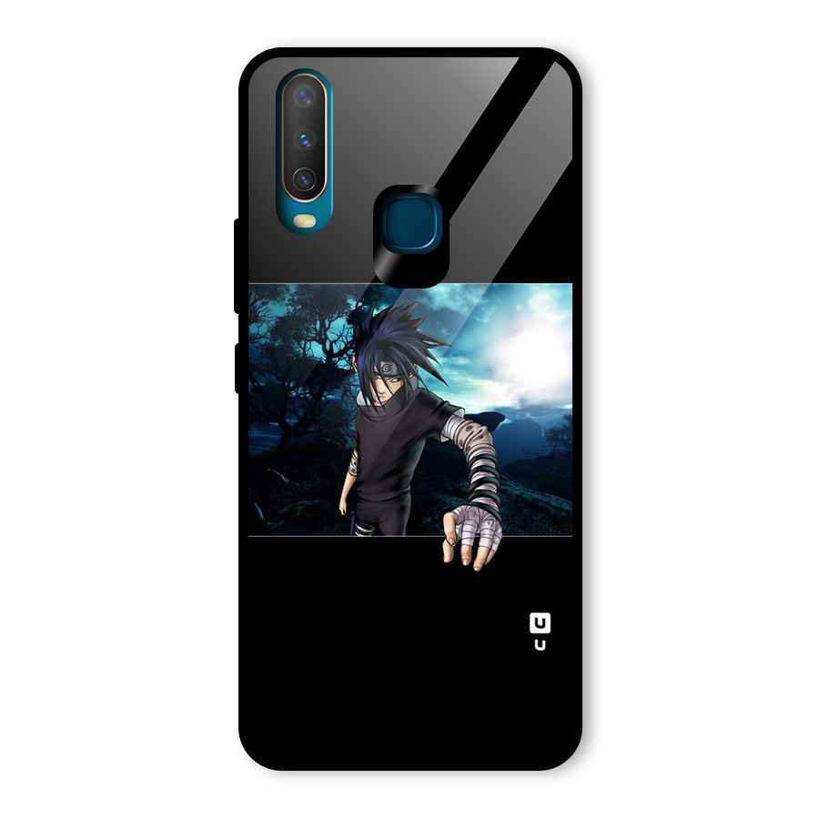 Naruto Cool Anime Night Glass Back Case for Vivo Y15