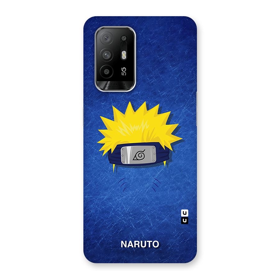 Naruto Headband Minimal Back Case for Oppo F19 Pro Plus 5G
