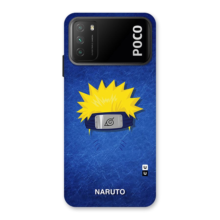 Naruto Headband Minimal Back Case for Poco M3