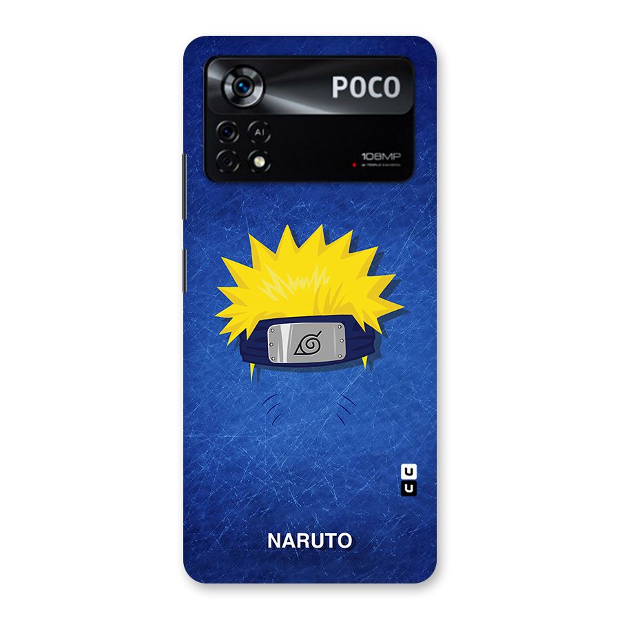 Naruto Headband Minimal Back Case for Poco X4 Pro 5G