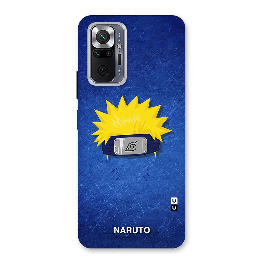 Naruto Headband Minimal Back Case for Redmi Note 10 Pro