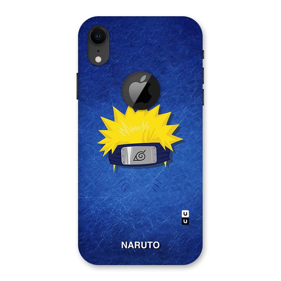 Naruto Headband Minimal Back Case for iPhone XR Logo Cut