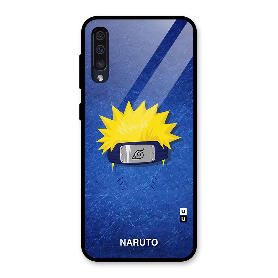 Naruto Headband Minimal Glass Back Case for Galaxy A30s