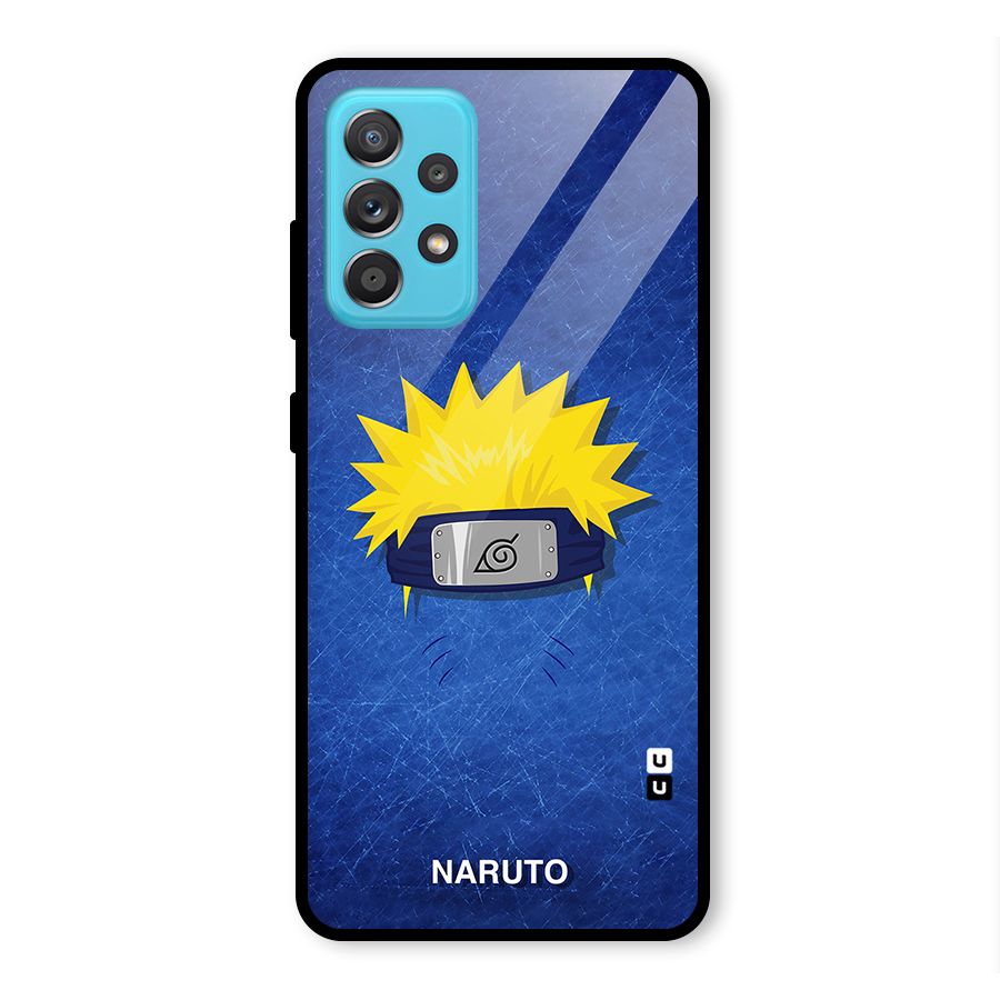 Naruto Headband Minimal Glass Back Case for Galaxy A52s 5G