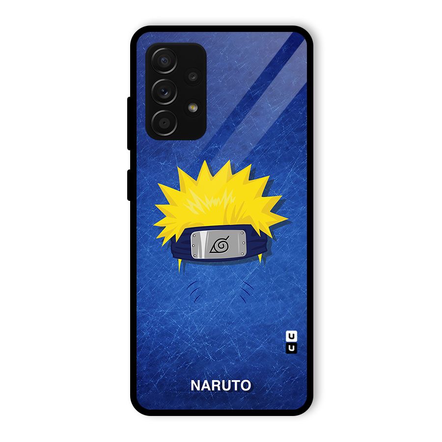 Naruto Headband Minimal Glass Back Case for Galaxy A53 5G