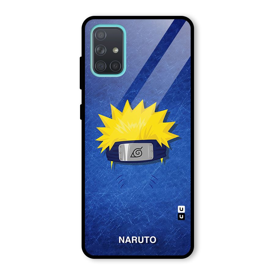 Naruto Headband Minimal Glass Back Case for Galaxy A71