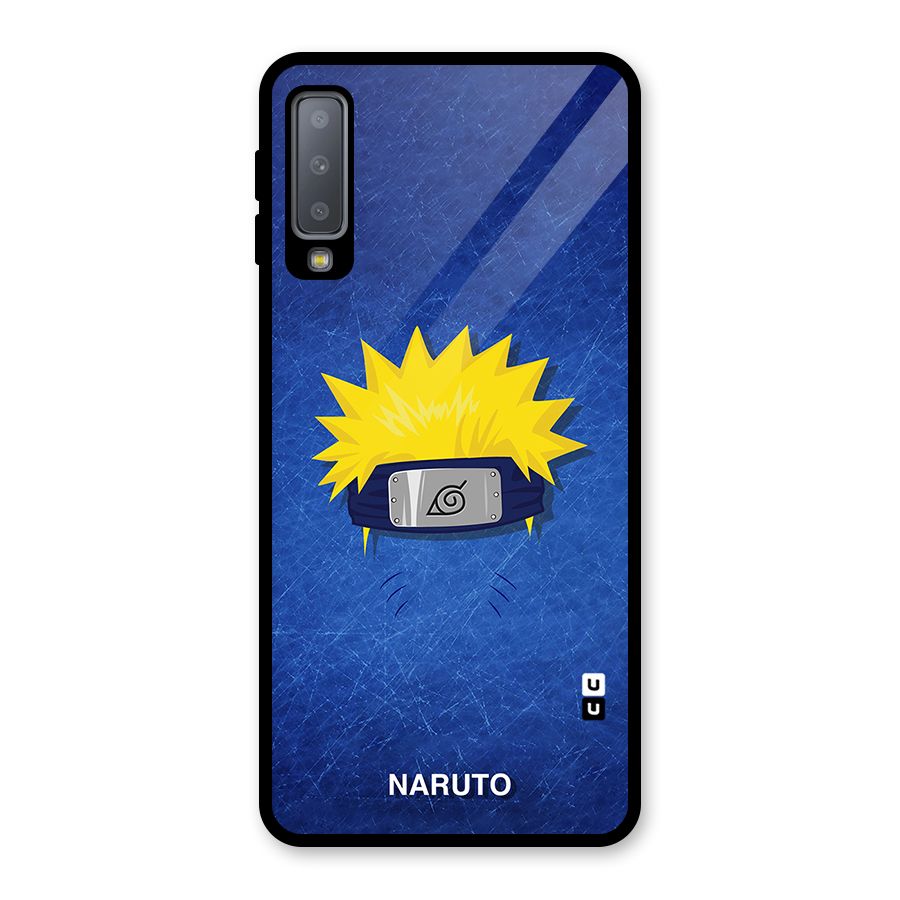 Naruto Headband Minimal Glass Back Case for Galaxy A7 (2018)