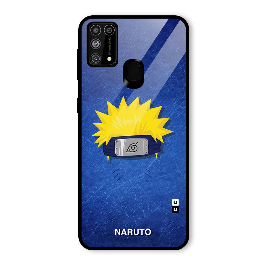 Naruto Headband Minimal Glass Back Case for Galaxy F41
