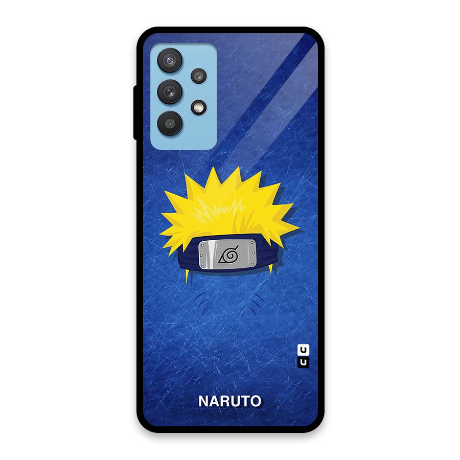 Naruto Headband Minimal Glass Back Case for Galaxy M32 5G