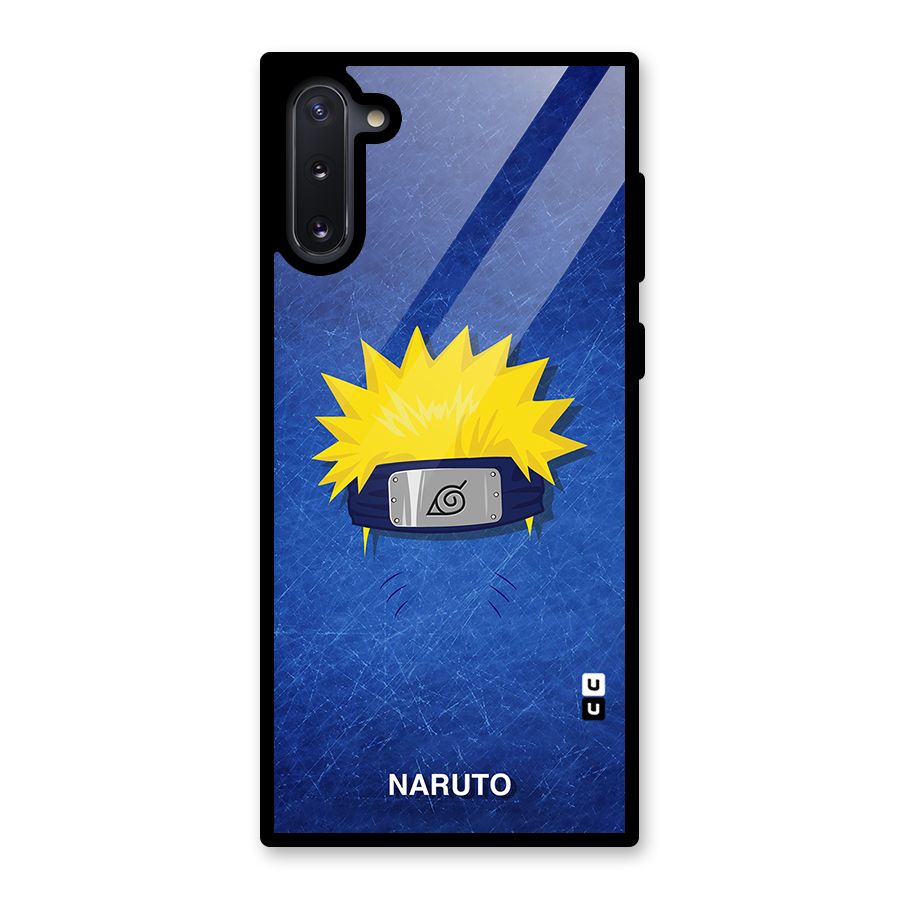 Naruto Headband Minimal Glass Back Case for Galaxy Note 10