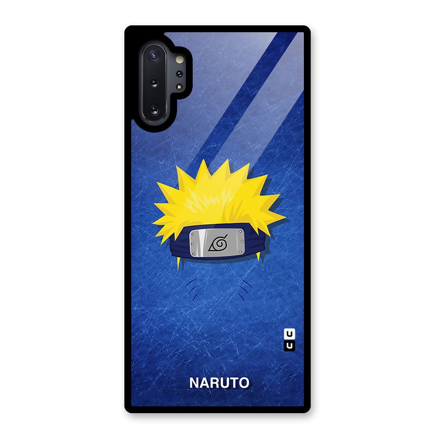 Naruto Headband Minimal Glass Back Case for Galaxy Note 10 Plus