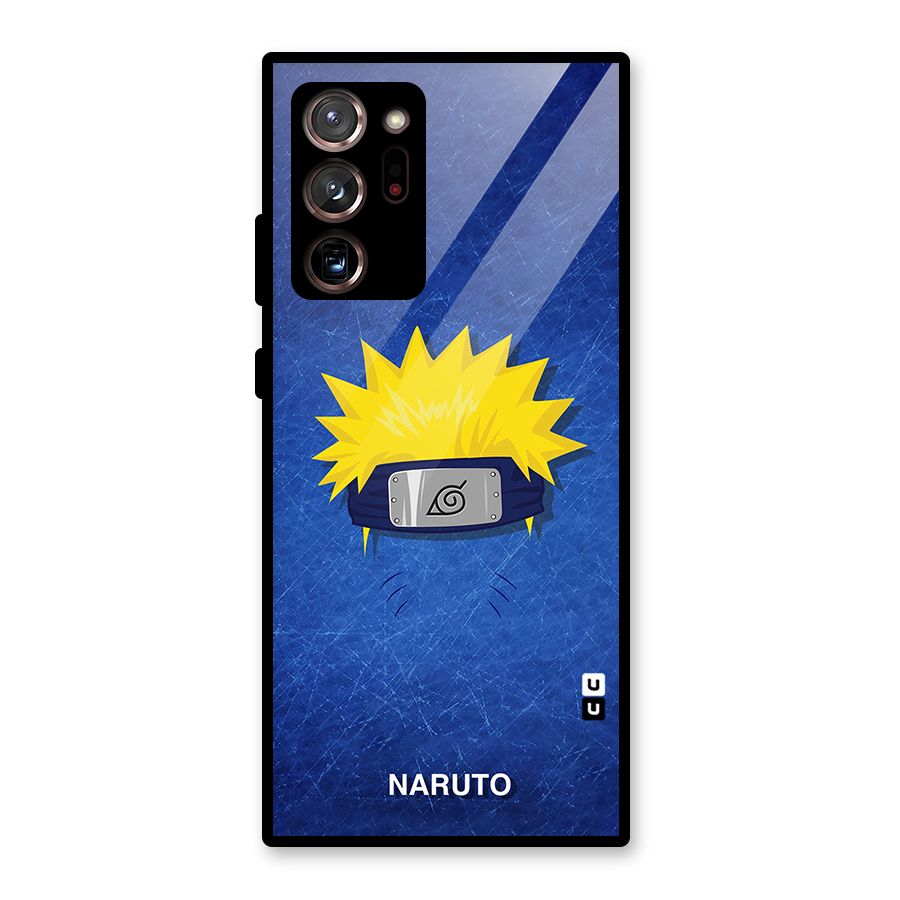 Naruto Headband Minimal Glass Back Case for Galaxy Note 20 Ultra