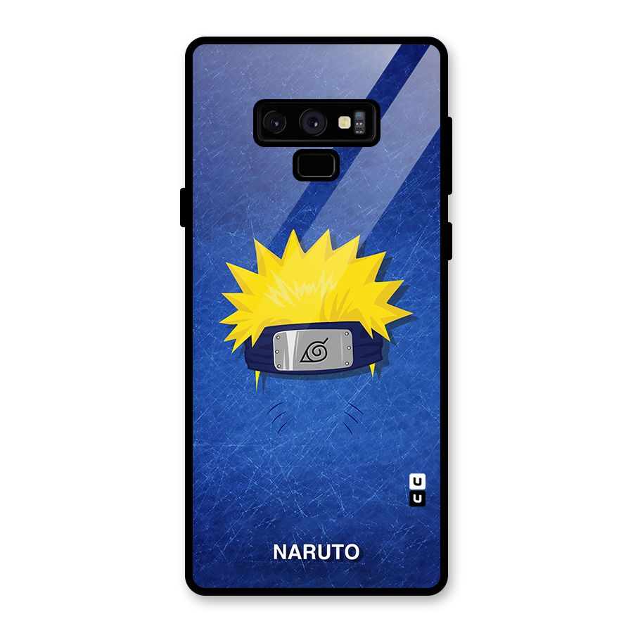 Naruto Headband Minimal Glass Back Case for Galaxy Note 9