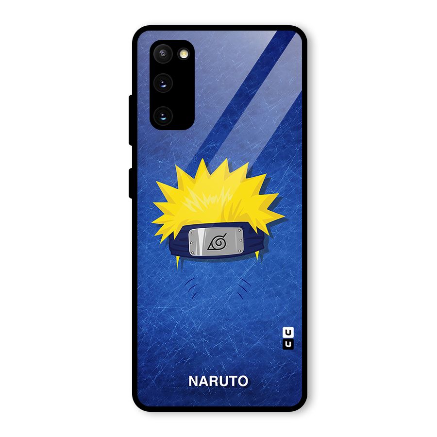 Naruto Headband Minimal Glass Back Case for Galaxy S20 FE