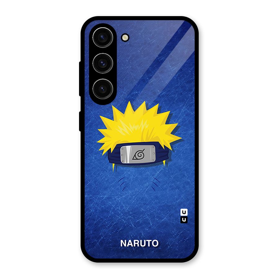 Naruto Headband Minimal Glass Back Case for Galaxy S23