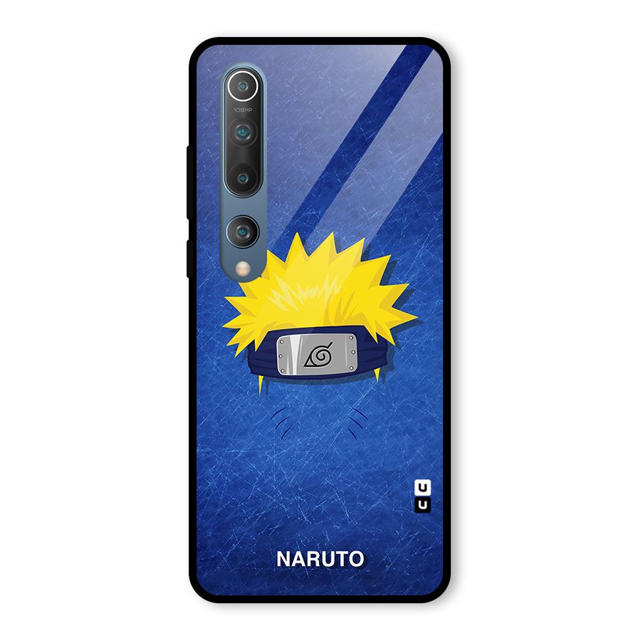 Naruto Headband Minimal Glass Back Case for Mi 10