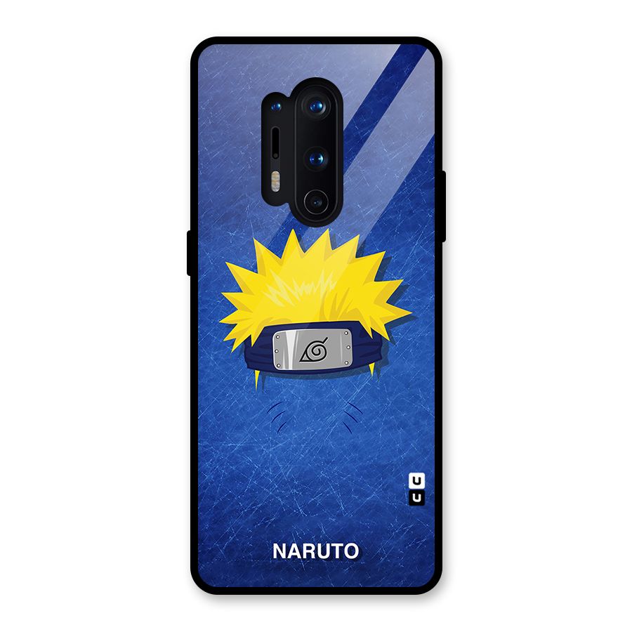Naruto Headband Minimal Glass Back Case for OnePlus 8 Pro