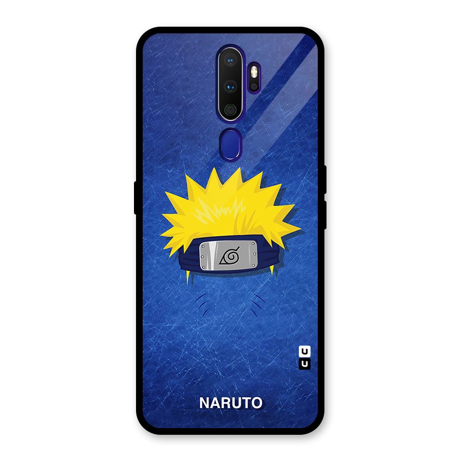 Naruto Headband Minimal Glass Back Case for Oppo A9 (2020)