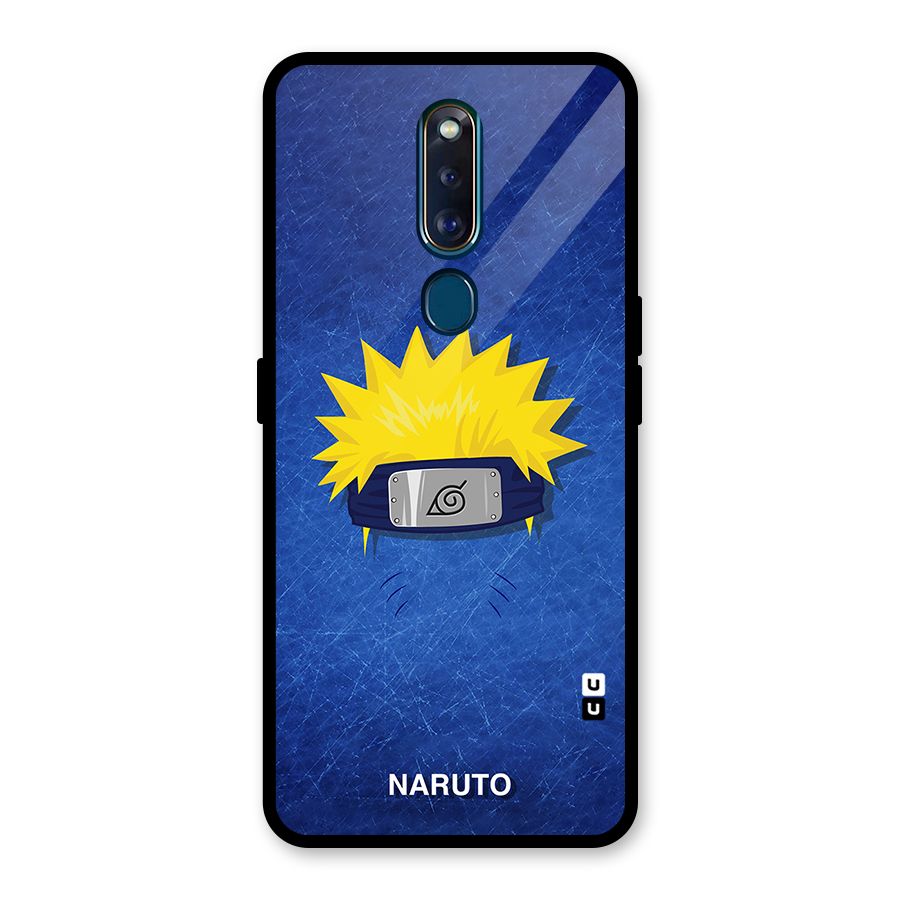 Naruto Headband Minimal Glass Back Case for Oppo F11 Pro
