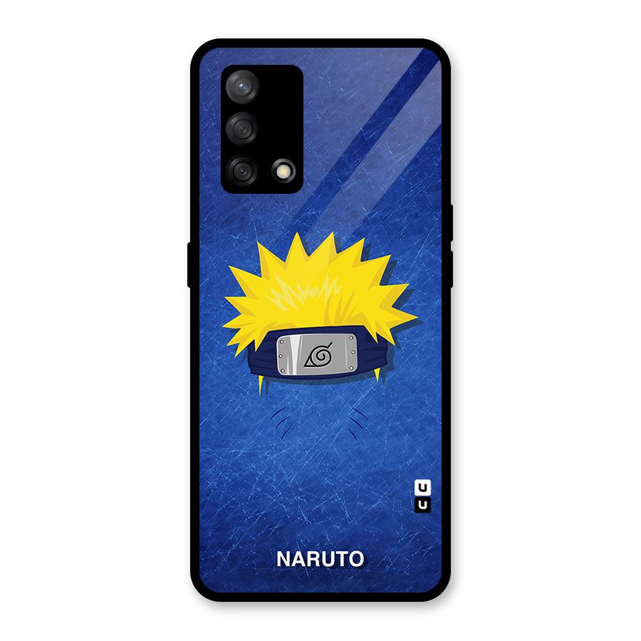 Naruto Headband Minimal Glass Back Case for Oppo F19