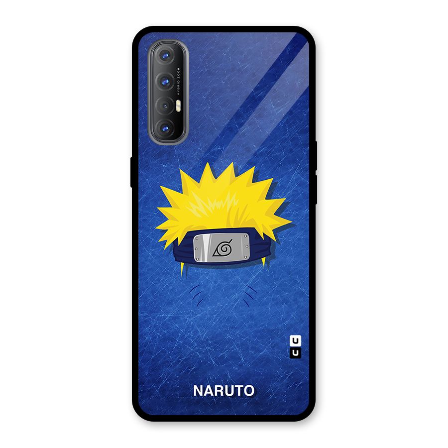 Naruto Headband Minimal Glass Back Case for Oppo Reno3 Pro