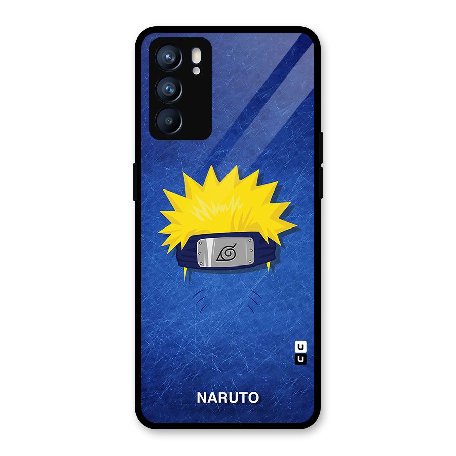 Naruto Headband Minimal Glass Back Case for Oppo Reno6 5G