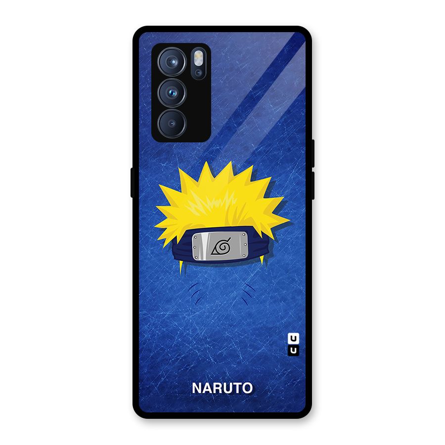 Naruto Headband Minimal Glass Back Case for Oppo Reno6 Pro 5G
