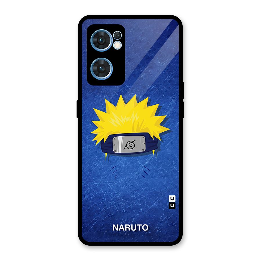 Naruto Headband Minimal Glass Back Case for Oppo Reno7 5G