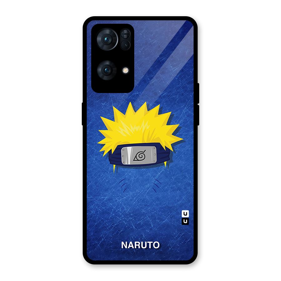 Naruto Headband Minimal Glass Back Case for Oppo Reno7 Pro 5G