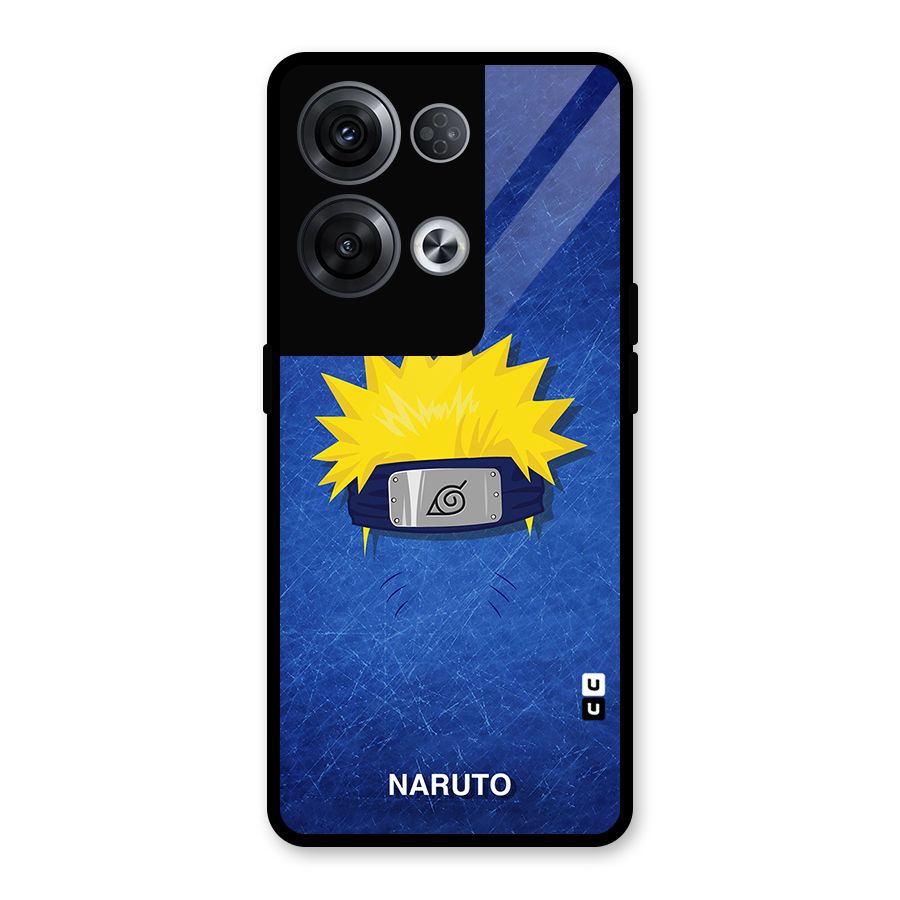 Naruto Headband Minimal Glass Back Case for Oppo Reno8 Pro 5G