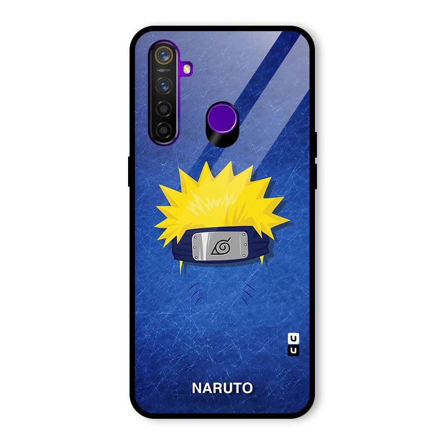 Naruto Headband Minimal Glass Back Case for Realme 5 Pro