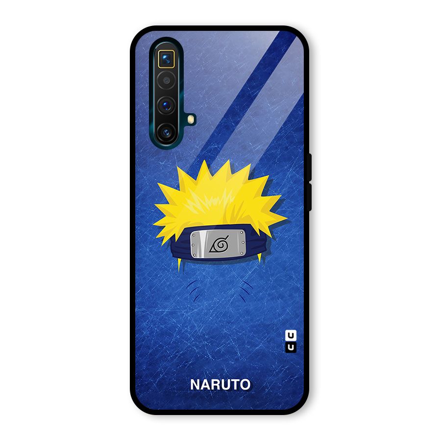 Naruto Headband Minimal Glass Back Case for Realme X3 SuperZoom