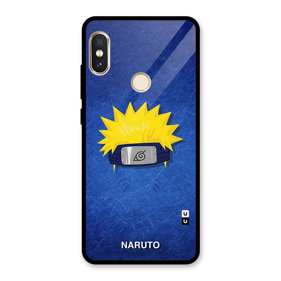 Naruto Headband Minimal Glass Back Case for Redmi Note 5 Pro